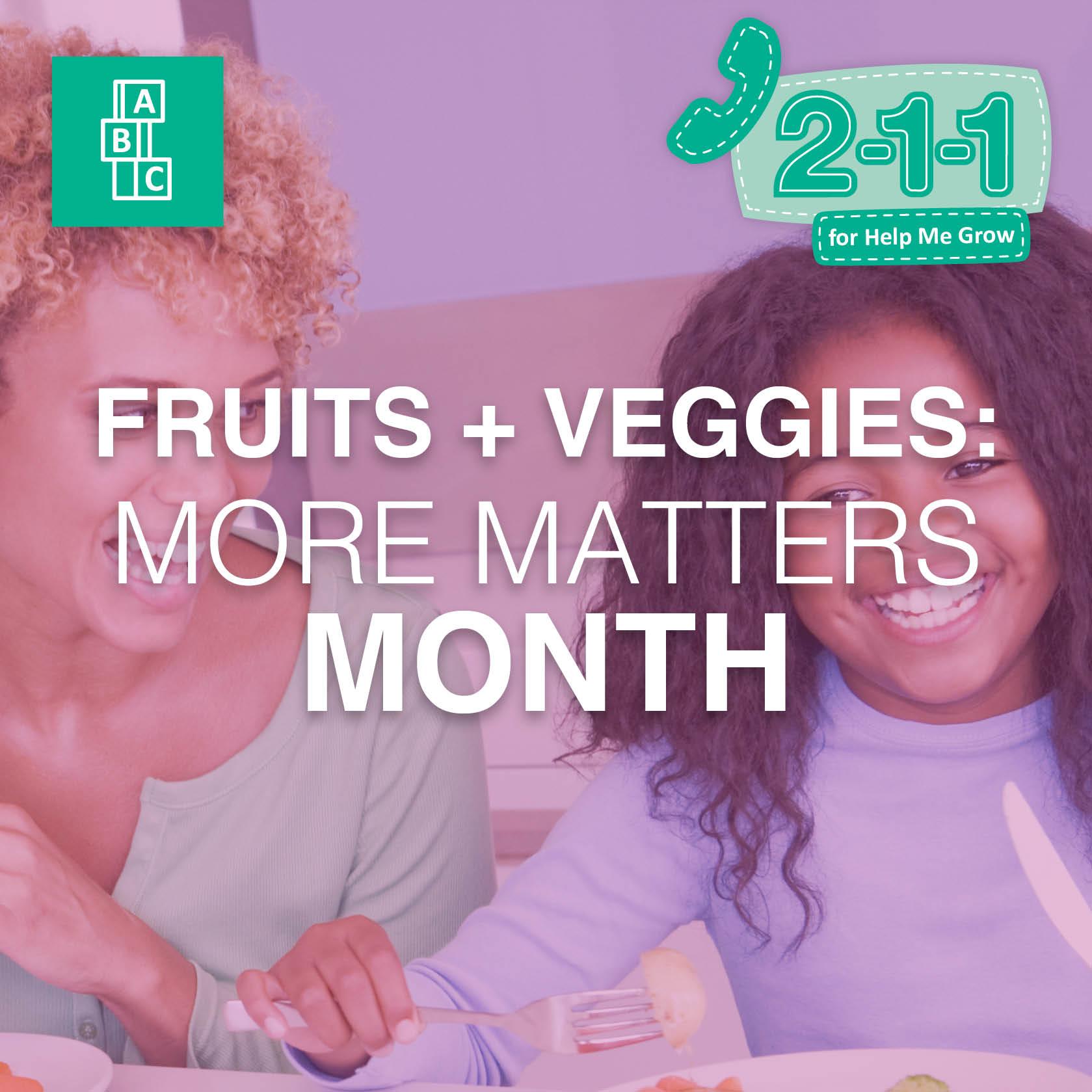 Fruits & Veggies – More Matters Month: How to Sneak Fruits and Veggies into Meals